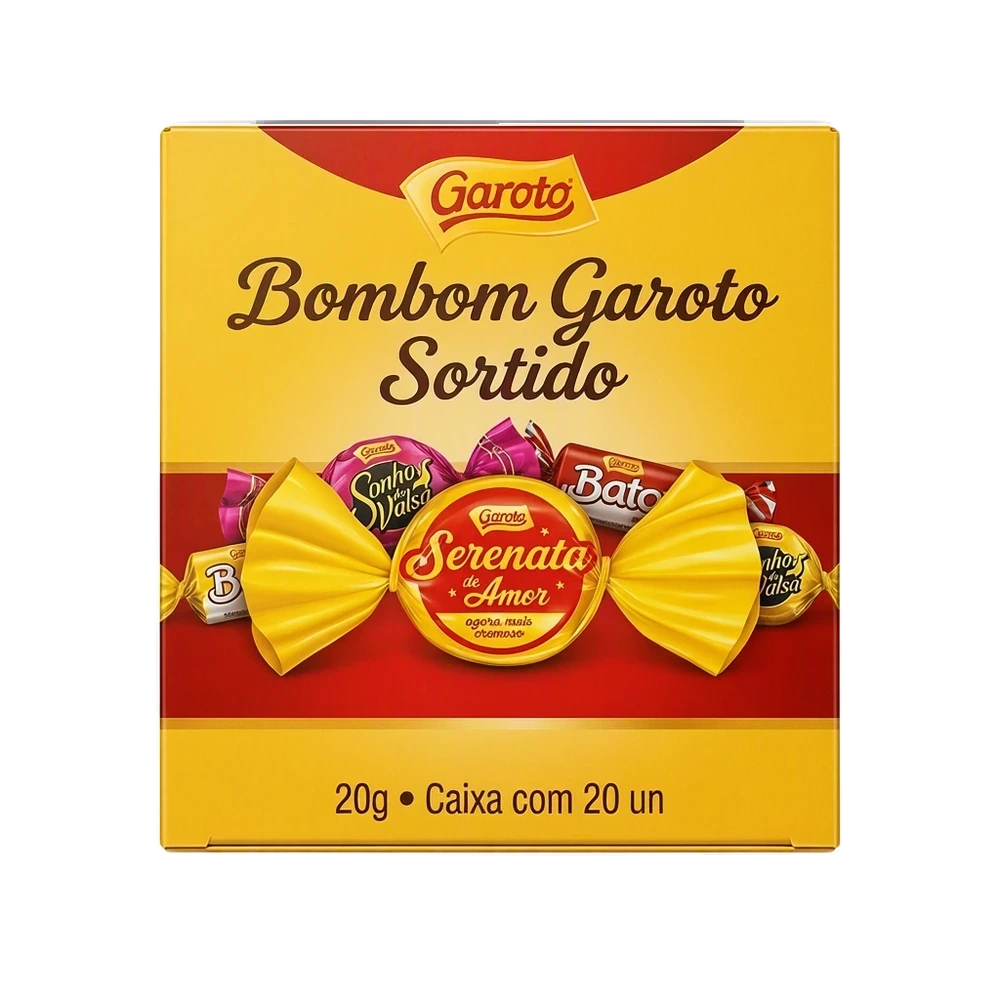 Bombom Garoto Sortido 20g